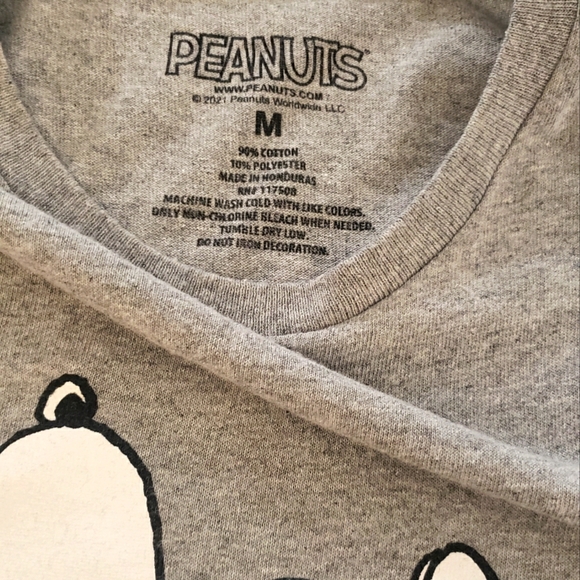 Vintage PEANUTS T-Shirt Short Sleeve - Picture 6 of 7